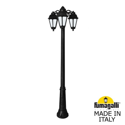 Садово-парковый фонарь FUMAGALLI RICU BISSO/SABA 3L DN K22.157.S30.AYE27DN