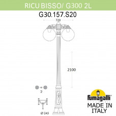 Садово-парковый фонарь FUMAGALLI RICU BISSO/G300 2L DN G30.157.S20.WZE27DN