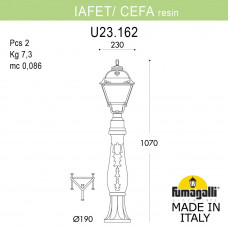 Садовый светильник-столбик FUMAGALLI IAFAET.R/CEFA U23.162.000.VXE27